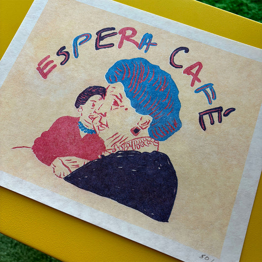 Espera Café - Limited Edition Risograph