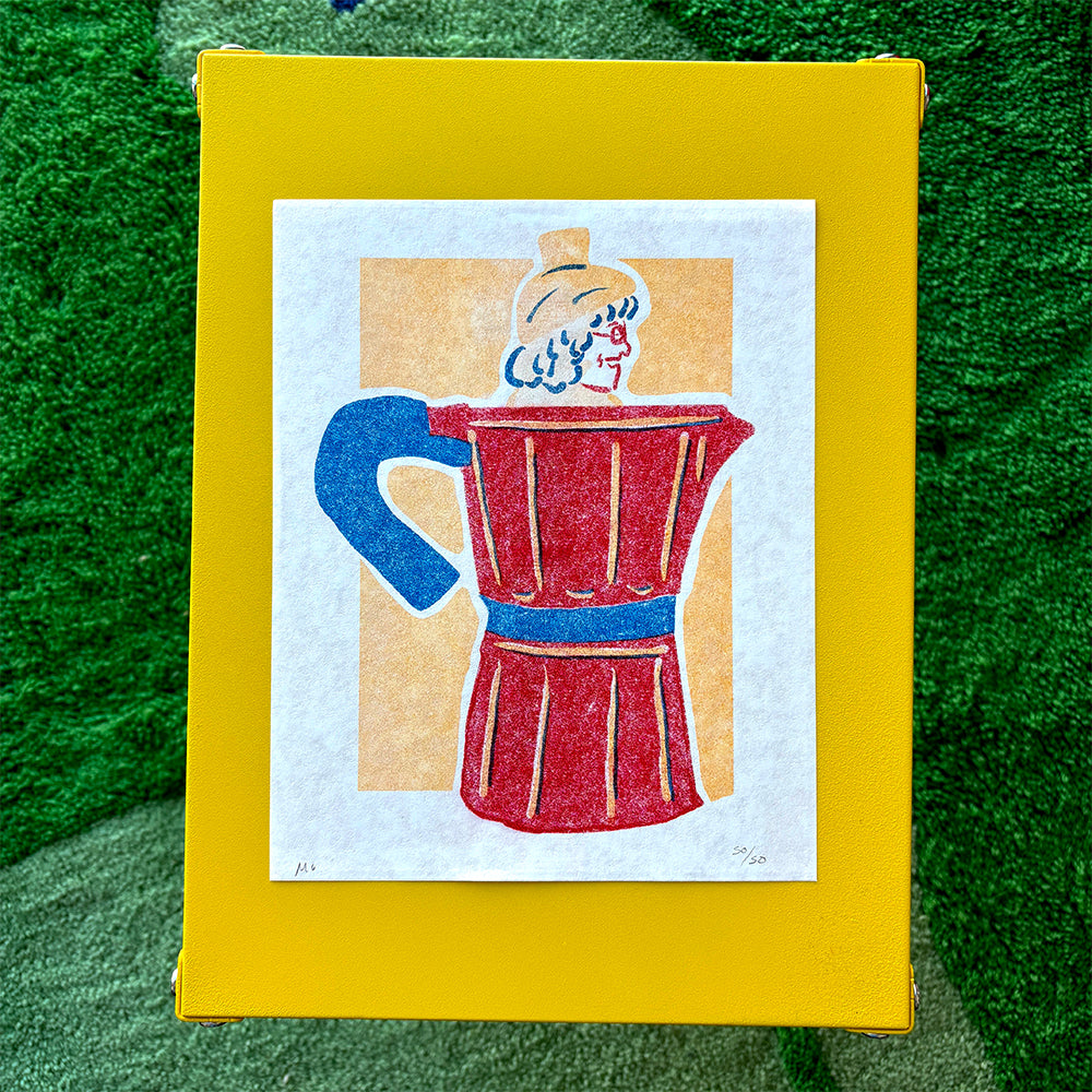 Abuela Cafetera - Limited Edition Risograph