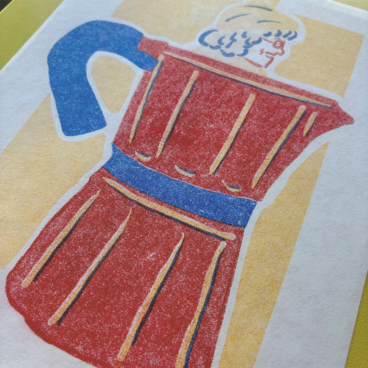 Abuela Cafetera - Limited Edition Risograph